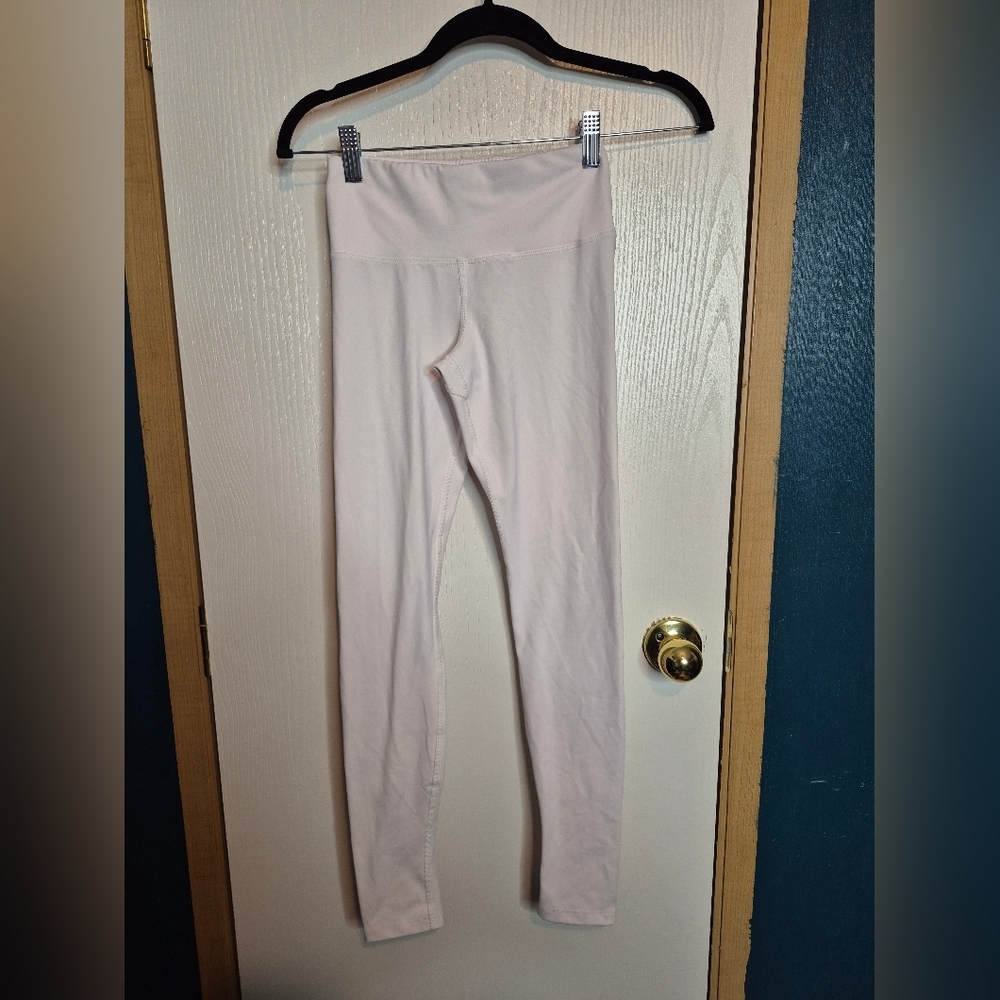 ☀️🌧montiel White High-Waisted Leggings